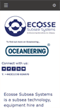 Mobile Screenshot of ecosse-subsea.com