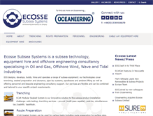 Tablet Screenshot of ecosse-subsea.com